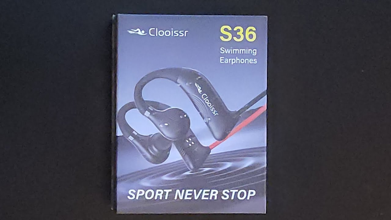 S36 HiFi Waterproof Earbuds for Swimming product unboxing 🤬