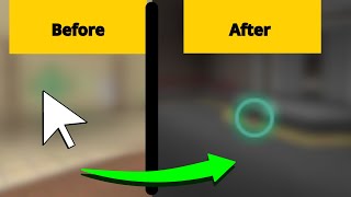 TUTORIAL how to have a CIRCLE MOUSE on ROBLOX. (2025)