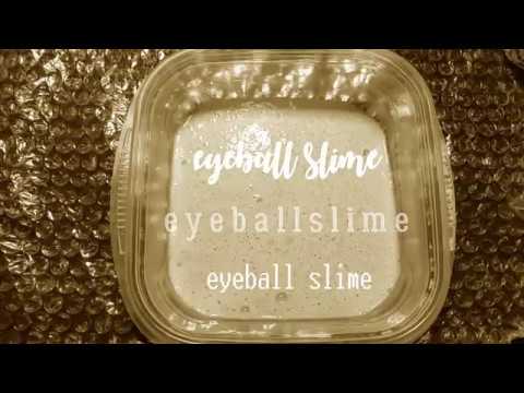ASMR💤 eyeball slime experiment