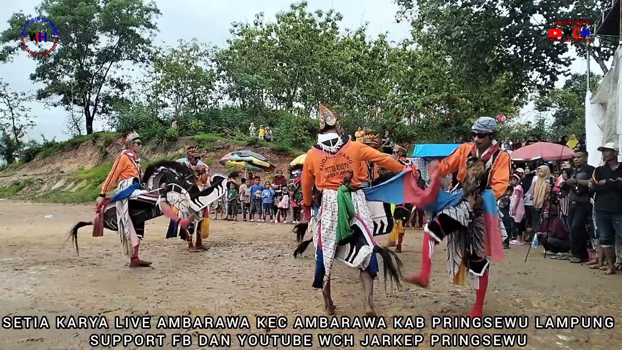 TARI KESENIAN SETIA KARYA LIVE AMBARAWA KEC AMBARAWA KAB PRINGSEWU LAMPUNG
