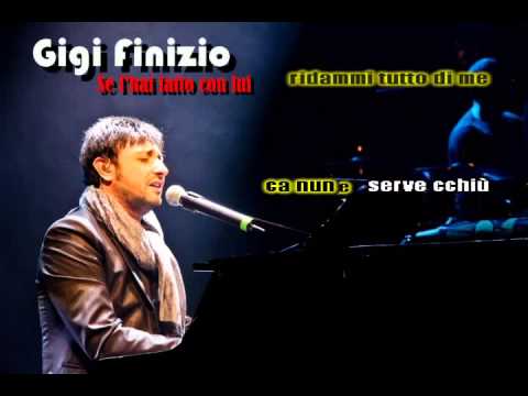 Gigi Finizio  Se l'hai fatto con lui - Base musicale