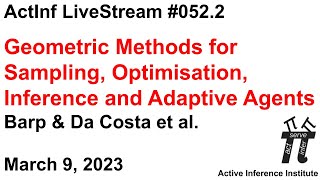 Famous ActInf Livestream #052.2 ~ Geometric Methods for Sampling, Optimisation, Inference and Adaptive... Profile
