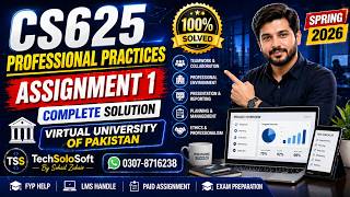 CS625 Assignment 1 Complete Solution Spring 2026 | Virtual University | Professional Practices screenshot 5