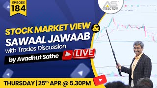 #Ep.184| Stock Market View and Sawaal Jawaab with Trades Discussion by Avadhut Sathe screenshot 2