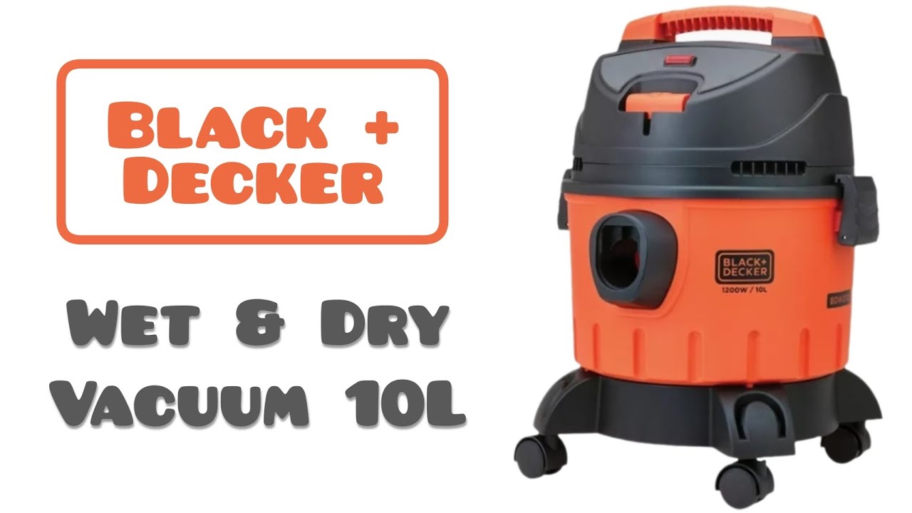 Black + Decker Wet & Dry Vacuum 10L Raw Unboxing (2022) YouTube