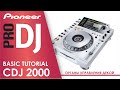 Обзор функций на Pioneer DJ CDJ 2000. Обучение диджеингу