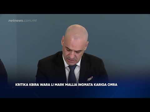 Kritika Kbira Wara Li Mark Mallia Ingħata Kariga Oħra