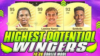 FC 26 | BEST YOUNG WINGERS/RW/LW IN FC 26 CAREER MODE!🔥💪HIGHEST POTENTIAL WONDERKIDS💪⚽FUT 26