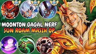 SUN ROAM MASIH META❓CARA GENDONG TIM PAKAI SUN ROAM | MLBB