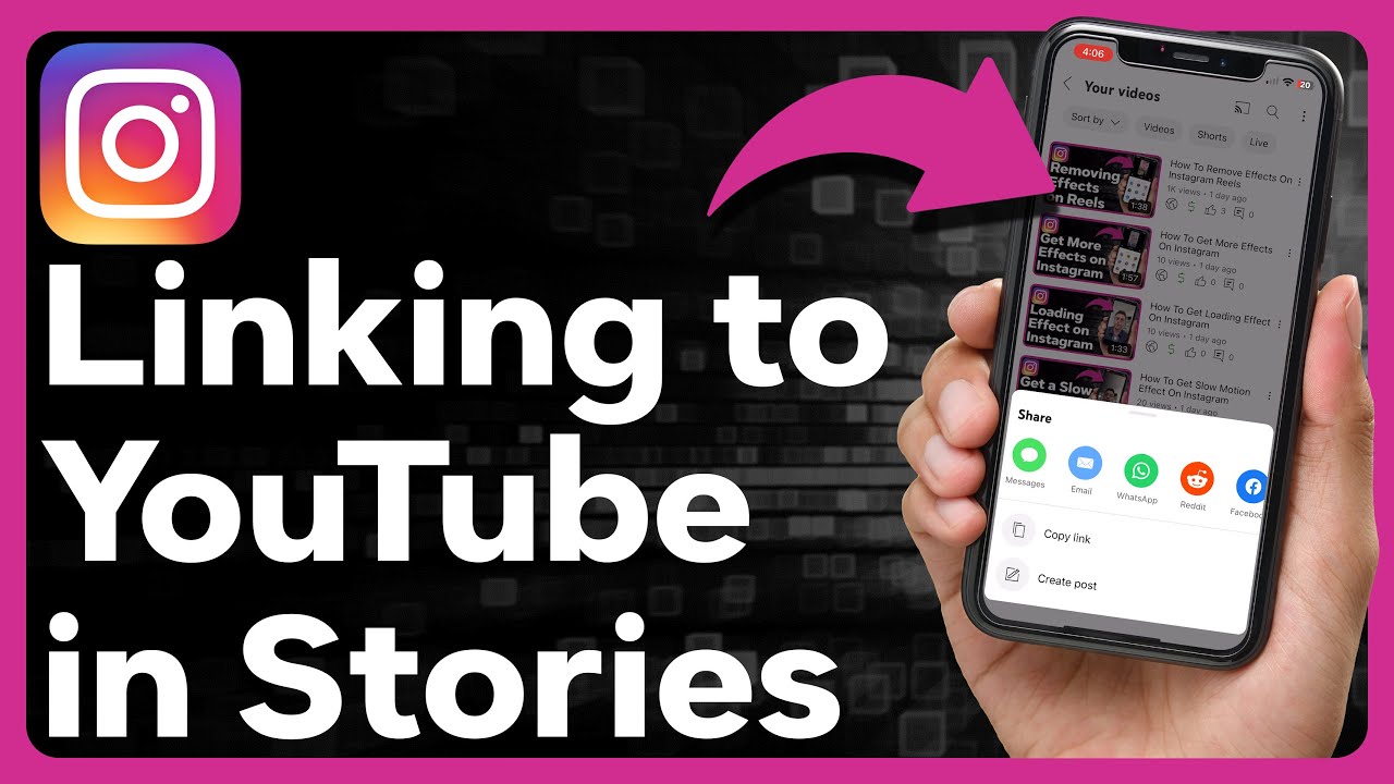 instagram youtube link story