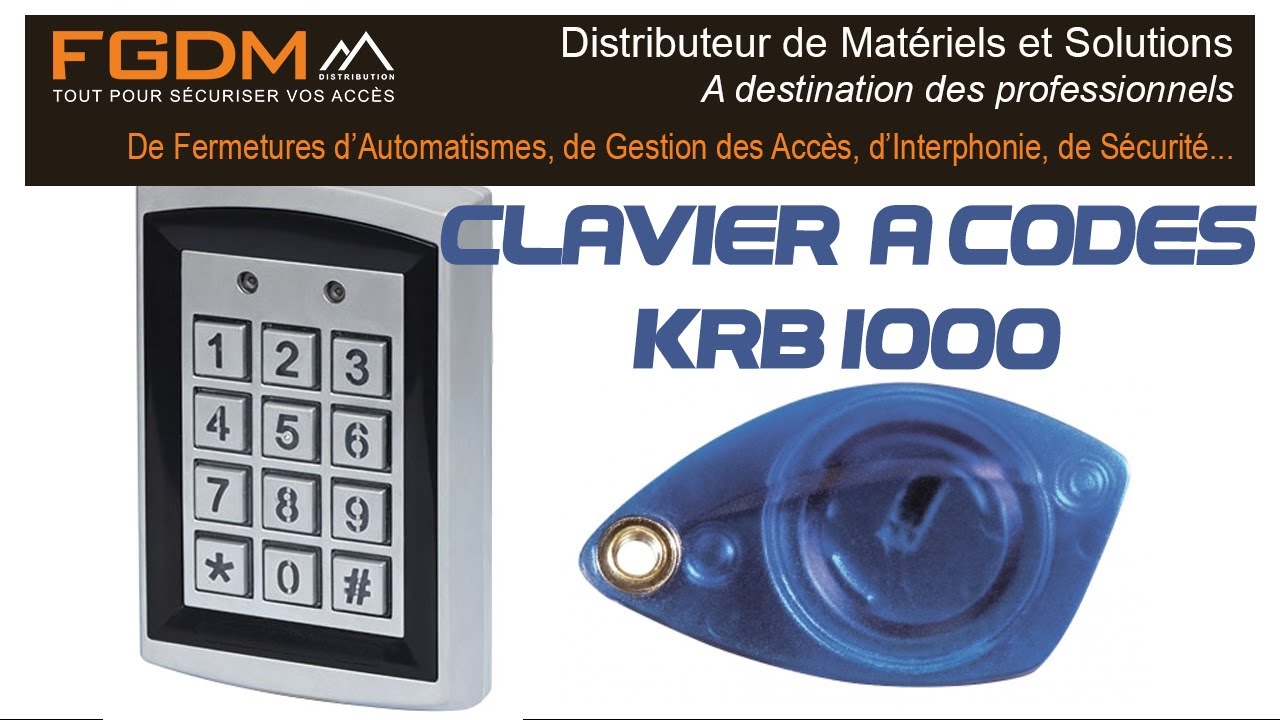 Clavier à code KRB1000