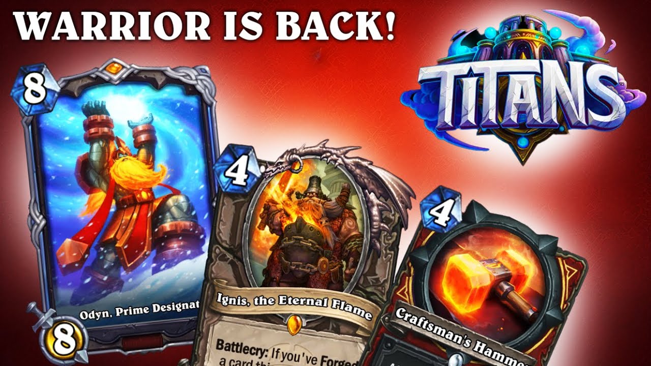 Warrior best deck to climb now?! / Titans / Hearthstone YouTube