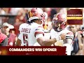 COMMANDERS SQUAD SHOW: Commanders WIN To Open Season Against GIANTS