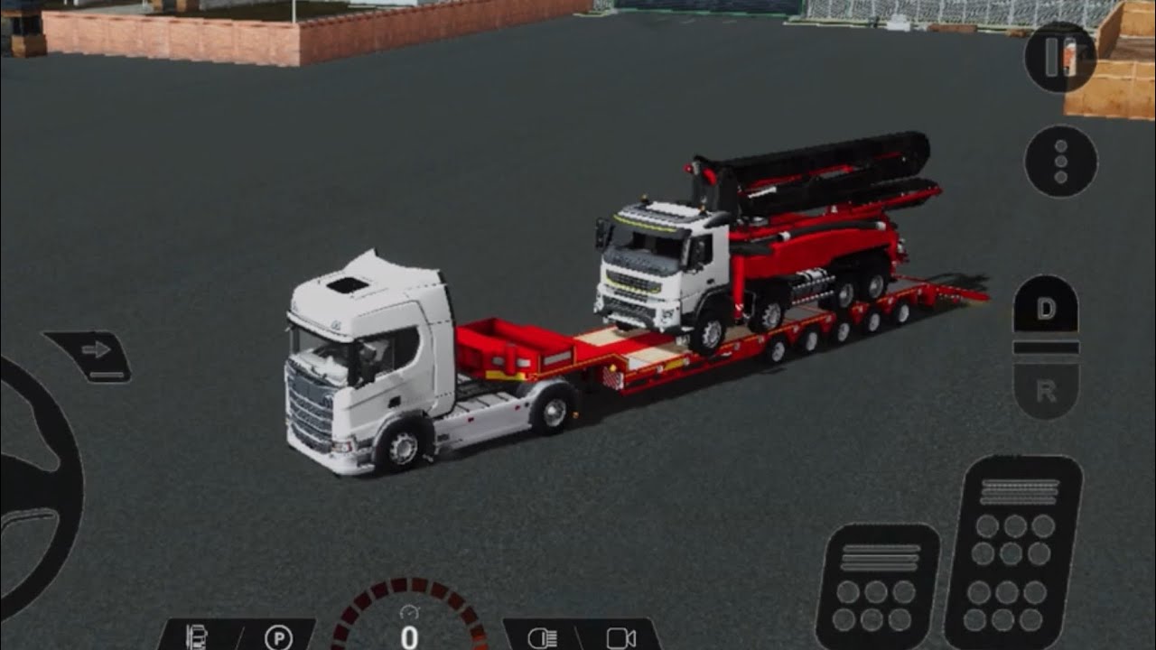 Mission car truck transport car cement sender to working area.