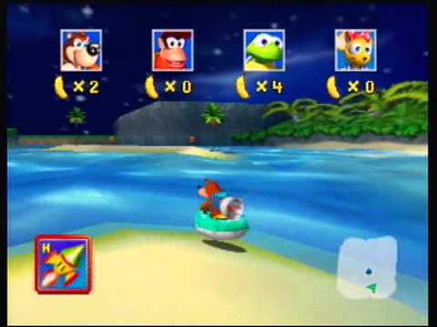 Let's Play Diddy Kong Racing - Part 10 - Banjo at the Beach - YouTube