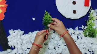 snowman theme baby photoshoot | winter theme baby photoshoot ideas at home | baby winter photoshoot