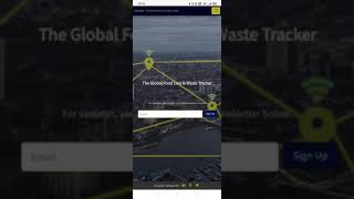 The Global Food Loss & Waste Tracker App