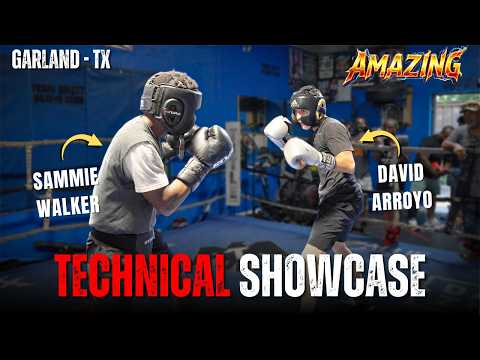 SHARP! TECHNICAL Amateur Boxers Show Off CREATIVE Angles In Sparring! thumbnail