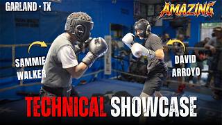 Sharp Technical Amateur Boxers Show Off Creative Angles In Sparring