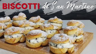 BISCOTTI di SAN MARTINO |  Dolci ripieni di ricotta e gocce di cioccolato