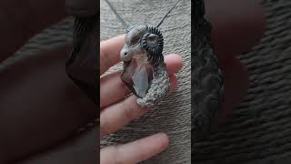 #ram #arieshoroscope #sheep #blacksheep #beautifulanimals #crystals #sheeplover #art #wearableart