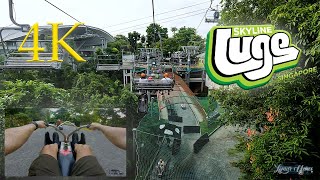 Skyline Luge Singapore | Luge and Skyride at Skyline Luge Sentosa | 4K