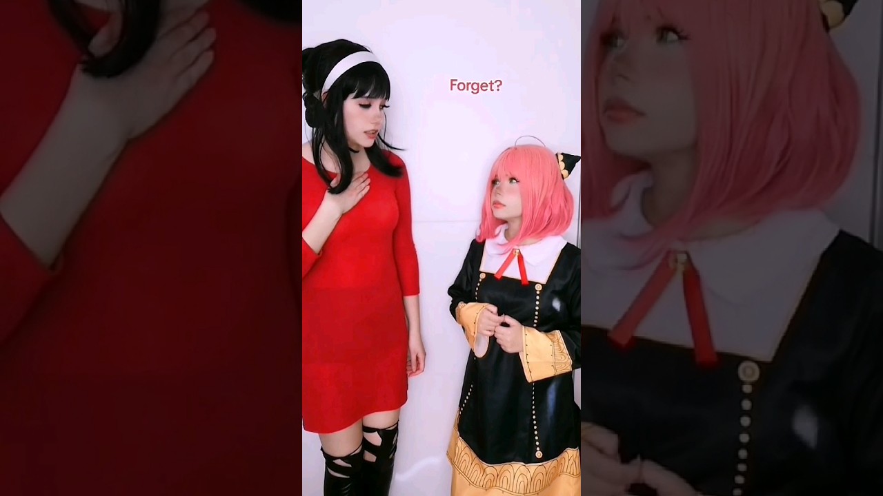 You won't forget me, will you?| Yor Forger & Anya Forger @nikkihatsunecosplay#cosplay| Spy X Family