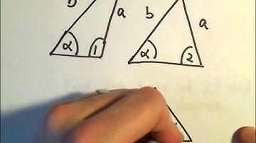 Solving a Triangle, SSA, Example 2