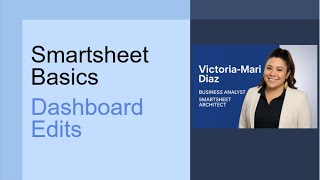 Smartsheet Dashboard Basics