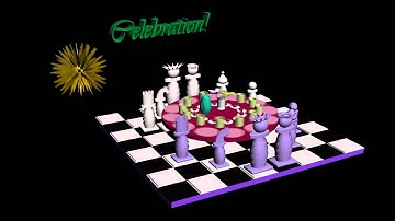 3Ds Max: Chess Set Animation - Celebration Feast