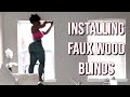 DIY: INSTALL FAUX WOOD BLINDS LIKE A PRO DIY: INSTALL FAUX WOOD BLINDS LIKE A PRO