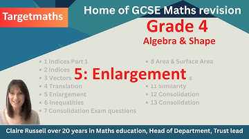 Enlargement Made Easy 👉 GCSE Maths Lesson 5 (Grade 4 Skills – Higher & Foundation)