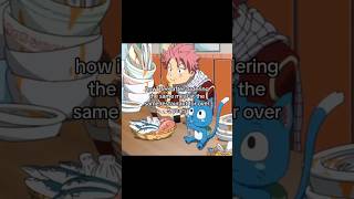 Natsu Dragneel Eats A Meal With Happy - Fairy Tail #anime