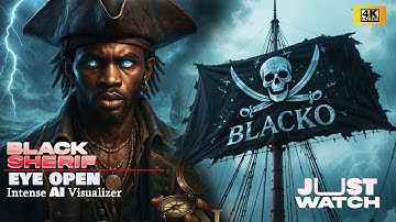 Black Sherif – Eye Open (Official AI Visualizer) | Afrobeat Cinematic Video 2025