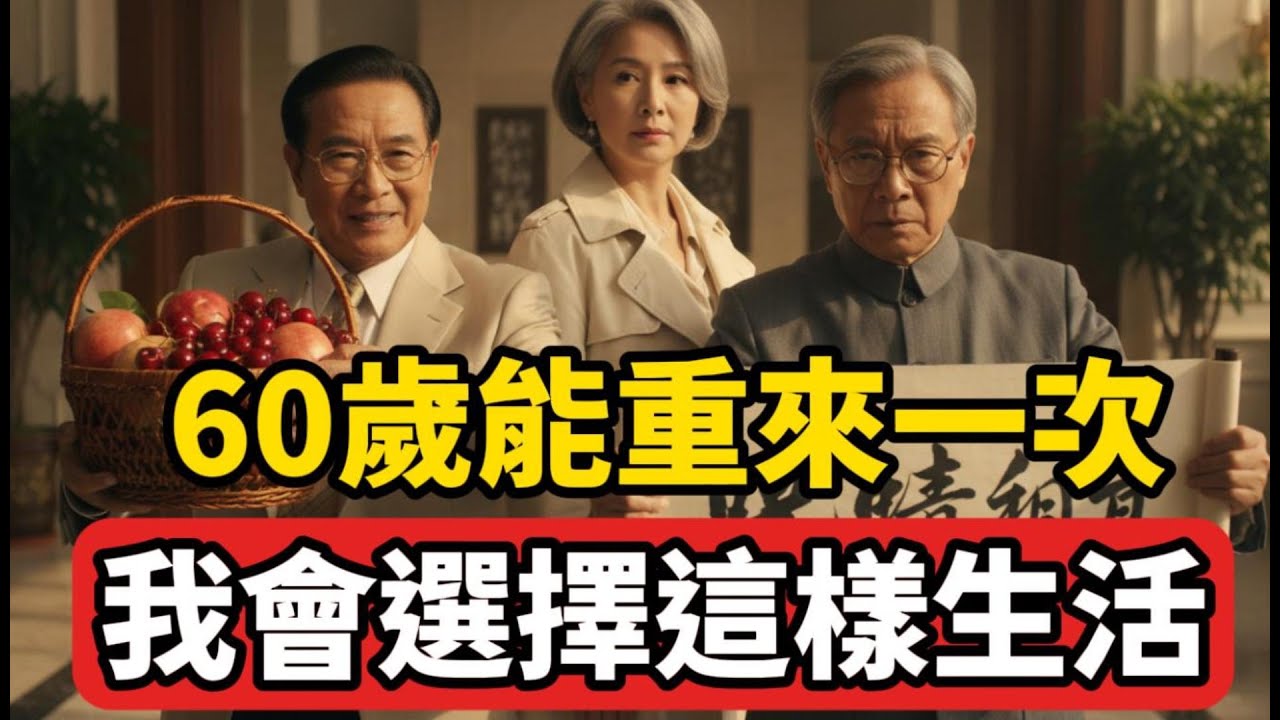 如果60歲能重來一次，我會選擇這樣生活 