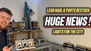 HUGE NEWS , LEGO HAUL & LIGHTING FOR THE LEGO CITY !