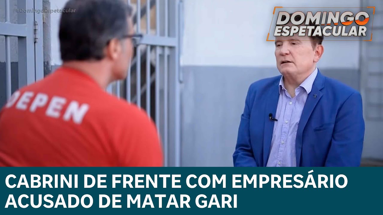 Cabrini de frente com Empresário acusado de matar gari em discussão de trânsito