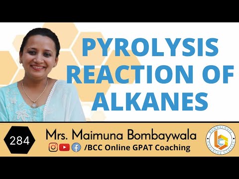 Alkanes 16 ||  pyrolysis reaction of alkanes