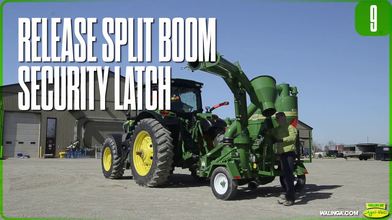 Walinga Agri Vac подключение, органы управления и запуск