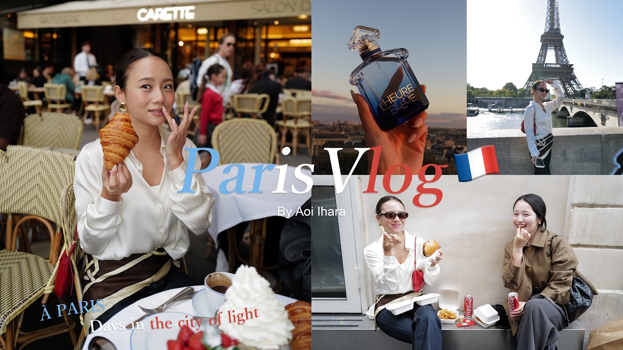 【Paris Vlog】3泊5日の弾丸パリ🇫🇷お仕事も観光も全力旅🥐✨