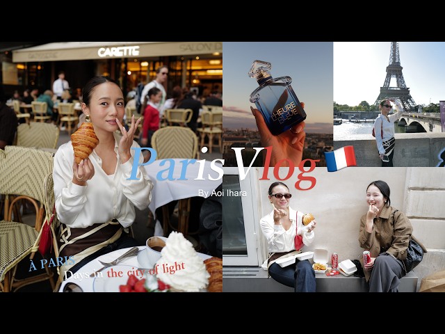 【Paris Vlog】3泊5日の弾丸パリ🇫🇷お仕事も観光も全力旅🥐✨