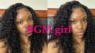 Install my wig with me ! | FT BGM HAIR , black girl magic hair 4x6 lace closure wig