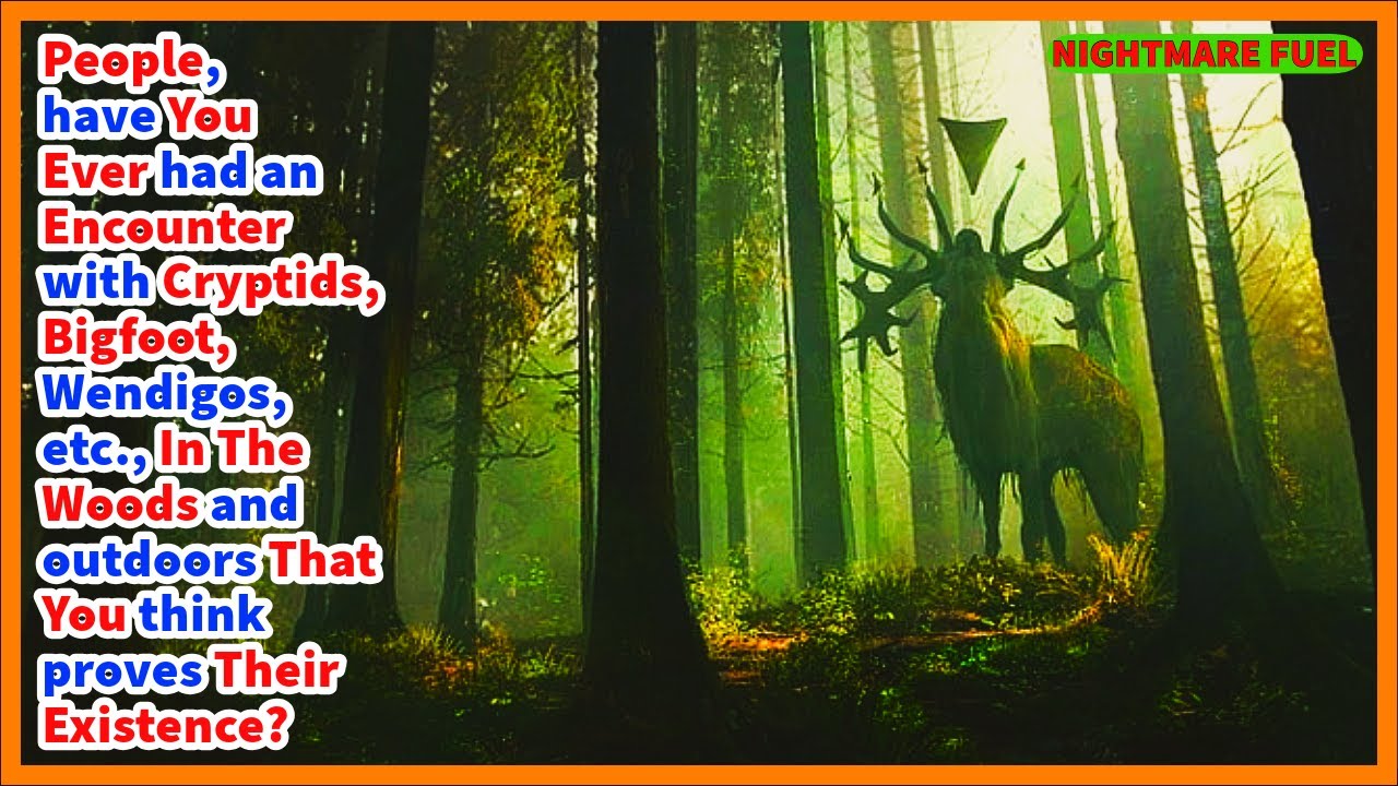 Have you ever had an encounter with cryptids, Bigfoot, wendigos, etc., that proves their existence?