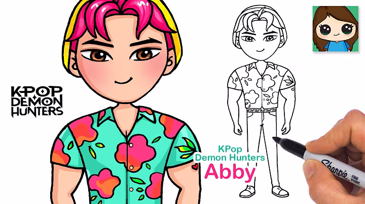 How to Draw Abby | KPop Demon Hunters Saja Boys