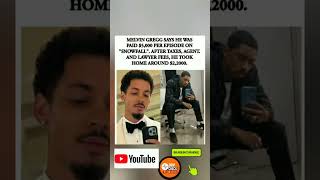 🎬💵 Melvin Gregg says he was paid $5,000 per episode on SNOWFALL but after taxes, agent.#Shorts" Net Worth