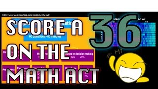 How to Get a Perfect Math Score 36 on the ACT