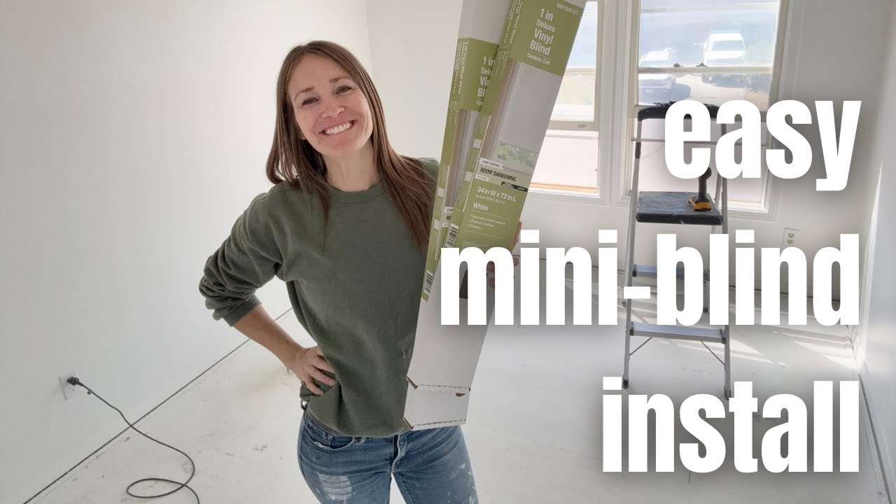 How to Install Mini-blinds: Every Step, Anyone Can Follow