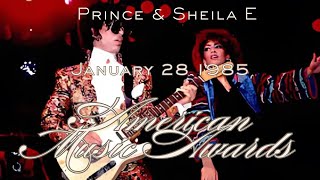Prince & Sheila E : American Music Awards,  January 28 1985
