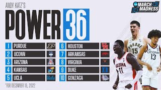 Men's college basketball rankings: UCLA cracks top 5 in new Power 36