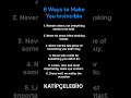 6 Ways to Make You Invincible | Motivation & Success Tips